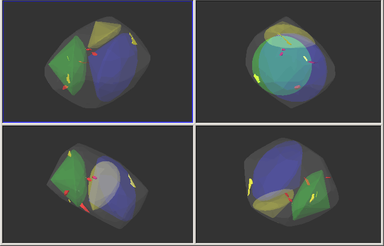 Marking 10.06ct, four viewes