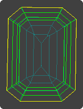 3D model of scanned diamond
