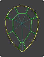 3D model of scanned diamond
